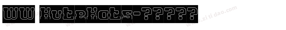 WW KuteKats字体转换